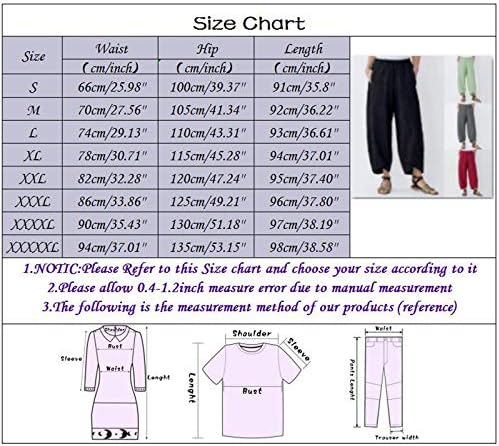 Kadınlar için pantolon Yüksek Bel Elastik Gevşek Fit S-5XL Cepli Geniş Bacak Uzun Düz Pantolon
