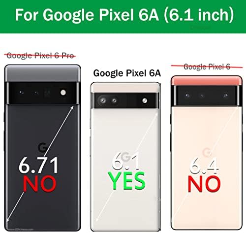 Dzxouuı Google Pixel ıçin 6A Kılıf Yumuşak Ultra Ince TPU Kauçuk Esnek Kaymaz Darbeye Dayanıklı 2 Paket Ekran Koruyucu