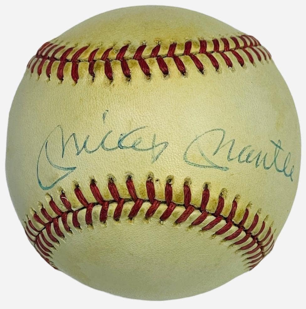 Mickey Mantle İmzalı Resmi Amerikan Ligi Bobby Brown Beyzbol (JSA) - İmzalı Beyzbol Topları