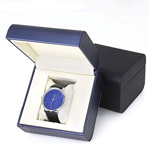 NaNa WYEMG Watch Box Organizer Collector-Hediye Paketleme, Siyah, Gümüş, Mavi, Altın11118, 5 cm (Renk: D)