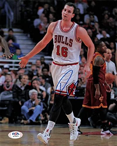 PAUL ZİPSER imzalı 8x10 fotoğraf PSA/DNA Chicago Bulls İmzalı-İmzalı NBA Fotoğrafları