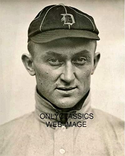 Sadece Klasikler 1913 TY Cobb dış saha oyuncusu Detroit Tigers MLB Beyzbol 8X10 Fotoğraf Georgia Peach