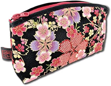 Terra Dağıtım Küçük Makyaj Çantası Çanta için [Japonya'da Yapılan] Geleneksel Edo Komon Tasarım Sevimli kozmetik çantası