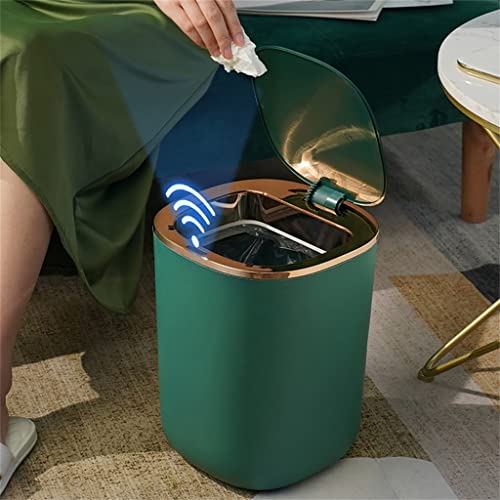 YCFBH 12L Akıllı sensörlü çöp kovası Mutfak Banyo Tuvalet çöp tenekesi Otomatik İndüksiyon Su Geçirmez Kapaklı çöp