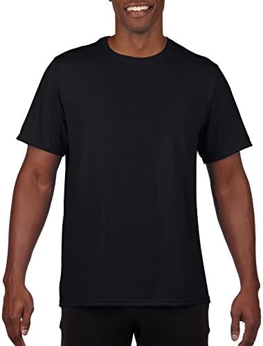 Gıldan erkek Nem Esneklik Polyester Performans T-Shirt, 2-Pack