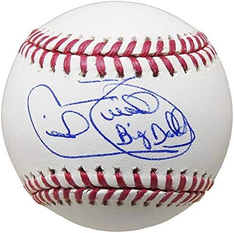 Cecil Fielder, Big Daddy İmzalı Beyzbol Toplarıyla Resmi MLB Beyzbolu İmzaladı