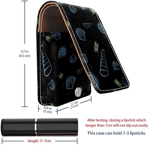 ORYUEKAN Makyaj Ruj Kılıfı Tutucu Mini Çanta Seyahat kozmetik çantası, Dış Nedime Hediye Düğün Parti Çanta için Ayna