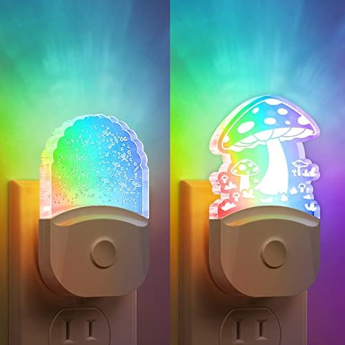 Alacakaranlıktan Şafağa Sensörlü Bebek Gece Lambası, Çocuklar için Gece Işığında Renk Değiştiren Fiş, Banyo Dekoru