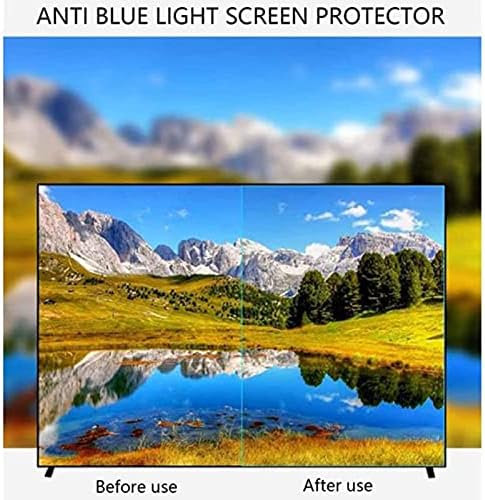 KELUNIS TV ekran koruyucu, 32-75 inç monitör için mavi ışık filtresi mat parlama Önleyici Film, Göz Yorgunluğunu Giderir