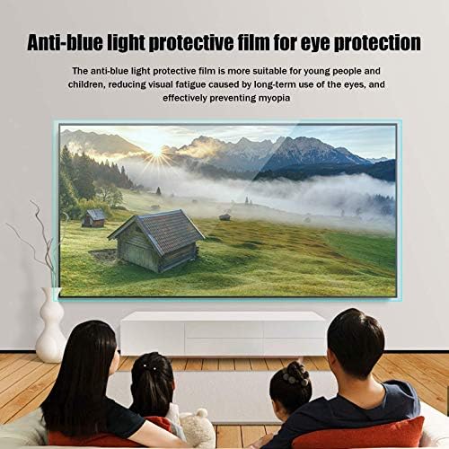 AIZYR Mat TV Ekran Koruyucu Yansıma Önleyici Oranı %90'a kadar, Anti mavi ışık / Parlama Önleyici Ekran Filtresi Filmi