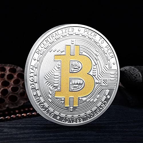 Hatıra paraları Dijital Paralar Bitcoin Özelleştirilebilir Hatıra madalyası kopyaları El Sanatları Koleksiyonları