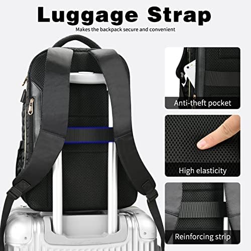 Kadınlar için Laptop sırt çantası seyahat sırt çantası çanta, üniversite öğrencileri sırt çantası İş için USB şarj