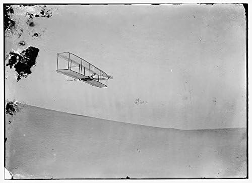 Fotoğraf: Wright Kardeşler, Kitty Hawk, Kuzey Carolina, Wilbur Kayma, Büyük Öldürme Şeytan Tepesi