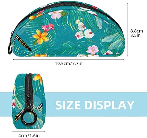 Kadınlar için kozmetik Çantaları, Çanta Çantalar Makyaj Organizatör Depolama Makyaj Çantası Kızlar, Tropikal Çiçek