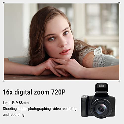 Fotoğrafçılık için Dijital Kameralar, 16MP 2.4 İnç LCD Ekran 16X Dijital Zoom, 720P Dijital Kamera Gençler için Küçük