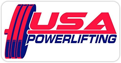 ABD PL Powerlifting sticker çıkartma 6 x 3