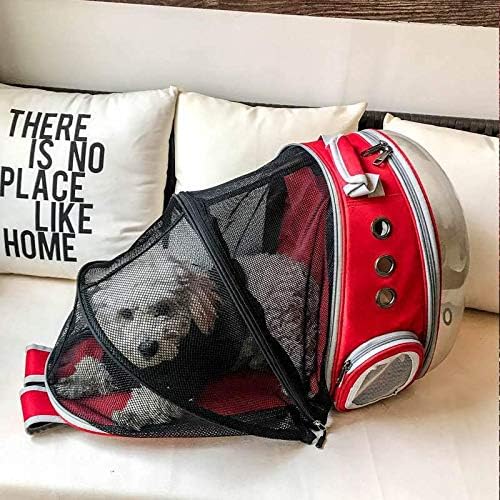 Meilishuang evcil hayvan sırt çantası Uzay Kapsülü Şeffaf evcil hayvan sırt çantası Köpek Tote Çanta Gezi Malzemeleri