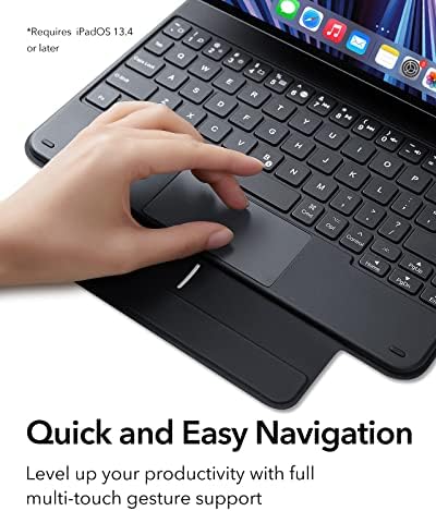 ESR Ribaund Manyetik Klavye Kılıfı, iPad Pro 11/iPad Air 4 ile Uyumlu Yippee Trifold Akıllı iPad kılıfı Pro 11 2020