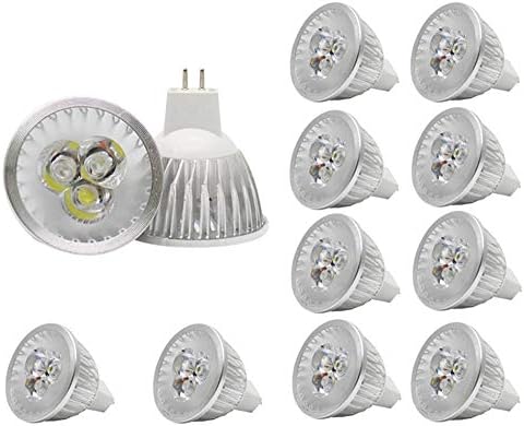 MR16 LED Ampuller MR16 3W LED Soğuk Beyaz Ampuller GU5. 3 MR16 LED Ampuller Peyzaj Gömme Parça Aydınlatma için 12V