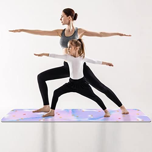 Ejderha Kılıcı Renkli Batik Premium Kalın Yoga Matı Çevre Dostu Kauçuk Sağlık ve Fitness Her Türlü Egzersiz Yoga ve
