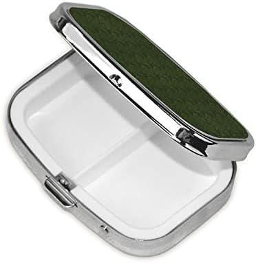 Ewmar Taşınabilir Hap saklama Kutusu Paslanmaz Çelik Hap Kutusu Küçük Hap Konteyner Cep/Çanta ve Seyahat için