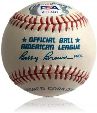 Nolan Ryan İmzalı OMLB Al Beyzbol COA PSA / DNA Rangers Angels Astros İmzalı-İmzalı Beyzbol Topları