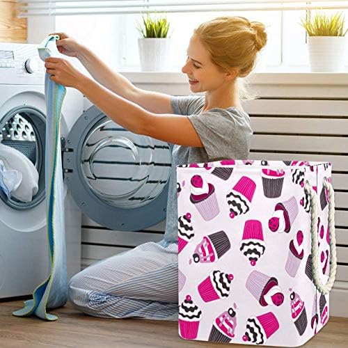 Inhomer Güzel Nefis Kek 300D Oxford PVC Su Geçirmez Giysiler Sepet Büyük çamaşır sepeti Battaniye Giyim Oyuncaklar
