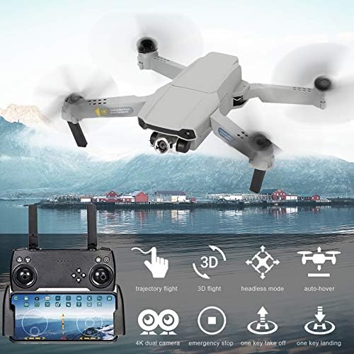 GoolRC CSJ X2 RC Drone ile Çift Kamera 4 K HD Mini Drone Çocuklar için, Katlanabilir rc dört pervaneli helikopter