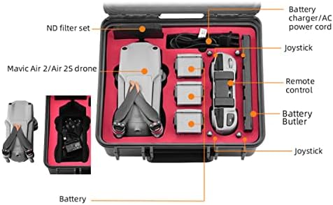 HeiyRC Su Geçirmez Sert Taşıma çantası için DJI Hava 2 S / Mavic Hava 2 Drone Fly Daha Combo saklama kutusu