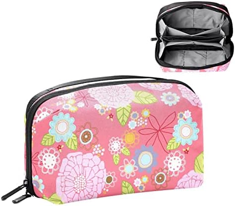 Taşınabilir Elektronik Organizatör kılıflı çanta Çiçek Seyahat Kablosu saklama çantası Sabit Diskler, USB, SD Kart,