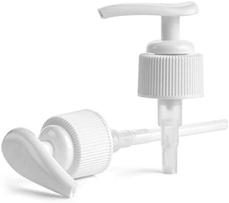 Yedek Losyon ve Sabun Pompası Dağıtıcıları-24-410 Kilitleme Beyaz PP Plastik Pompalar 7 Daldırma Tüplü (100 Beyaz