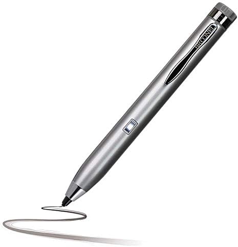 Broonel Gümüş Mini İnce Nokta Dijital aktif iğneli kalem ile Uyumlu HP 2019 14 Dizüstü Bilgisayar